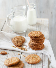 Homemade oatmeal cookies