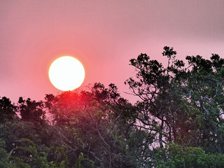 coucher de soleil afrique