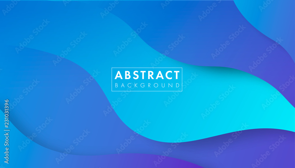 Sticker colorful abstract geometric background.trend gradient. fluid shapes composition. eps10 vector.