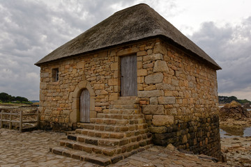 Fototapeta na wymiar Moulin du Birlot, Ile de Bréhat, Bretagne