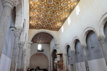 Otranto, interior of Santa Maria Annunziata Cathedral, Salento, Apulia, Italy