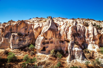Amazing mountain landscape in central Turkey.