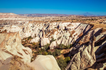 The unearthly landscape of Cappadocia.
