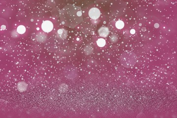 cute glossy glitter lights defocused bokeh abstract background with sparks fly, celebratory mockup texture with blank space for your content