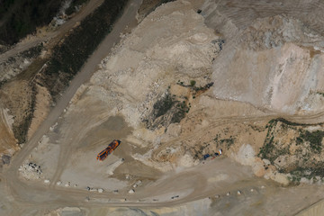 chantier vu par drone