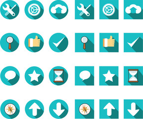 Web icon set