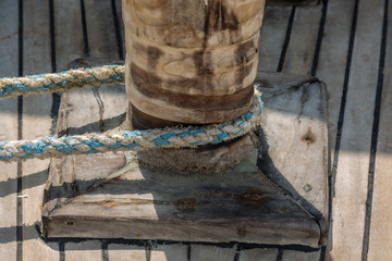 Ropes on the ship