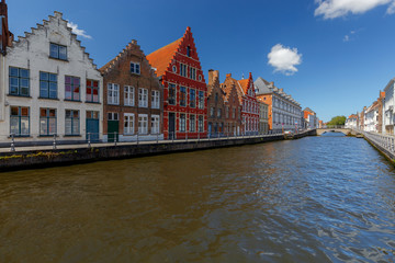 Bruges. Canal Spiegel Rei.