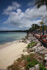 Naklejka premium Plage de SaintAnne