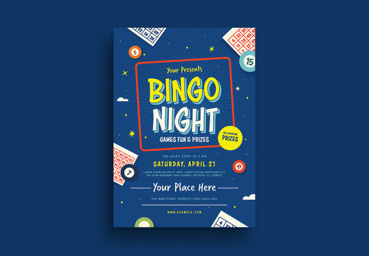 Bingo Night Flyer Layout