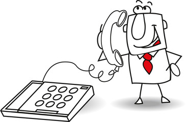 The call of a businessman
