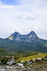 Mountain "saddle" in Durmitor National Park, Montenegro.