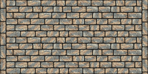 Pavement texture of regularly smooth stones 0015