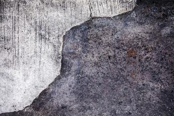 Half Dark and Half Light Raw Concrete Grunge Wall Background
