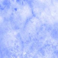 Marble abstract watercolor blue vector texture. Watercolor background. Winter background.