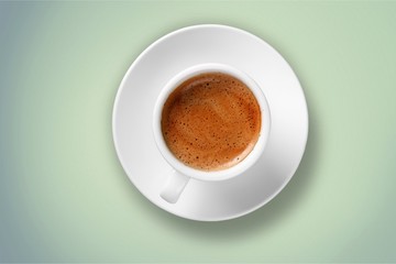Conceptual image of cup of coffee