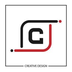 Initial Letter C Logo Template Design Vector Illustration