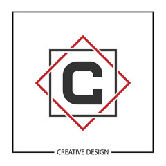 Initial Letter C Logo Template Design Vector Illustration