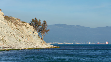 Naklejka premium Nature and view of the Black Sea coast