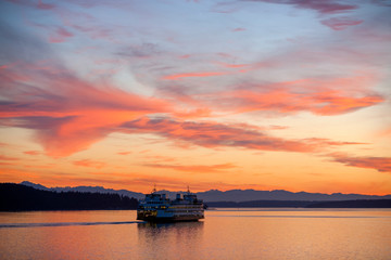 Obraz premium sunset on the sea