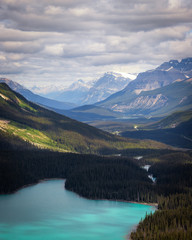 Peyto Lake in the Banff Rocky Mountains