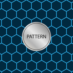 Geometric patter background. Blue Background