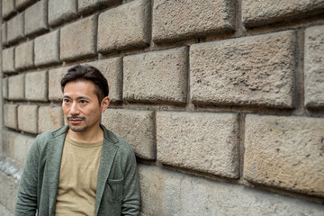 Obraz premium Portrait of an asian man