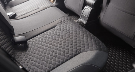 Clean black car seats - 231058370