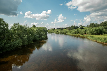 Fototapeta na wymiar River in the Russian North.