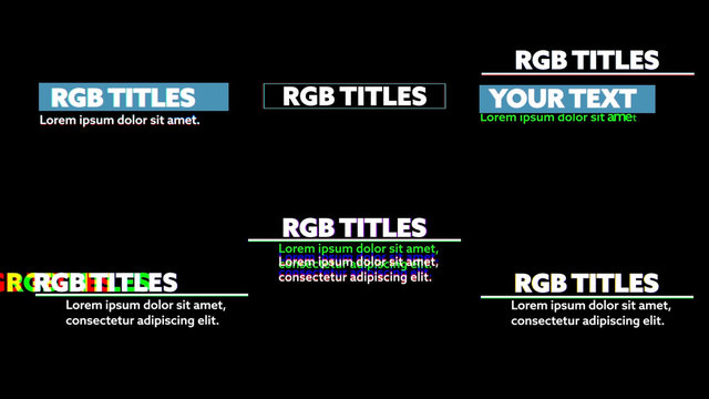 RGB Titles