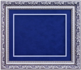 The blank frame on a white background