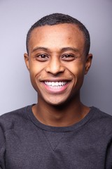 Obraz premium Portrait of a beautiful black man