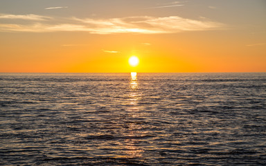 Sunset at Portland Bill, 20 October 2018