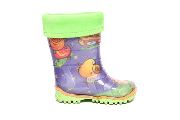 kids Rain Boots on white