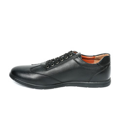 Office leathers man shoes isolated on white