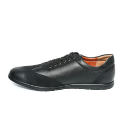 Office leathers man shoes isolated on white