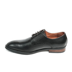 Office leathers man shoes isolated on white