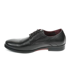 Office leathers man shoes isolated on white