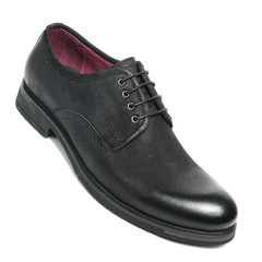 Office leathers man shoes isolated on white