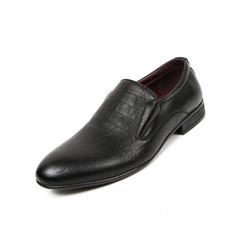 Office leathers man shoes isolated on white