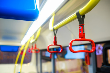 The image of the bus interior
