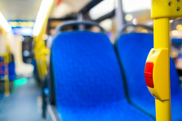 The image of the bus interior