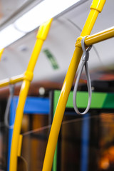 The image of the bus interior