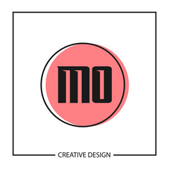 Initial Letter MO Logo Template Design Vector Illustration
