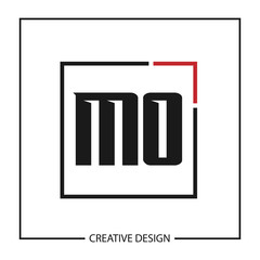 Initial Letter MO Logo Template Design Vector Illustration