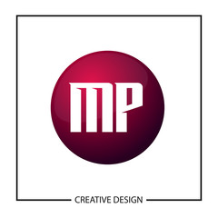 Initial Letter MP Logo Template Design Vector Illustration