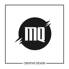Obraz premium Initial Letter MQ Logo Template Design Vector Illustration