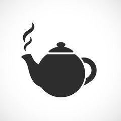 East round tea pot icon