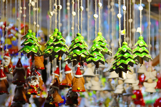Souvenirs at Christrmas market