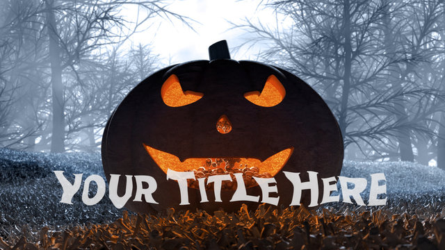Spooky Pumpkin Title